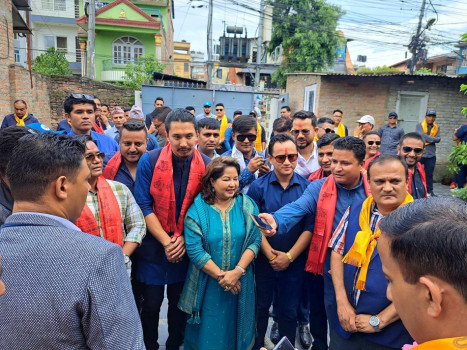तरुण दलमा मनोनीत सदस्यलाई आरजुको बधाइ